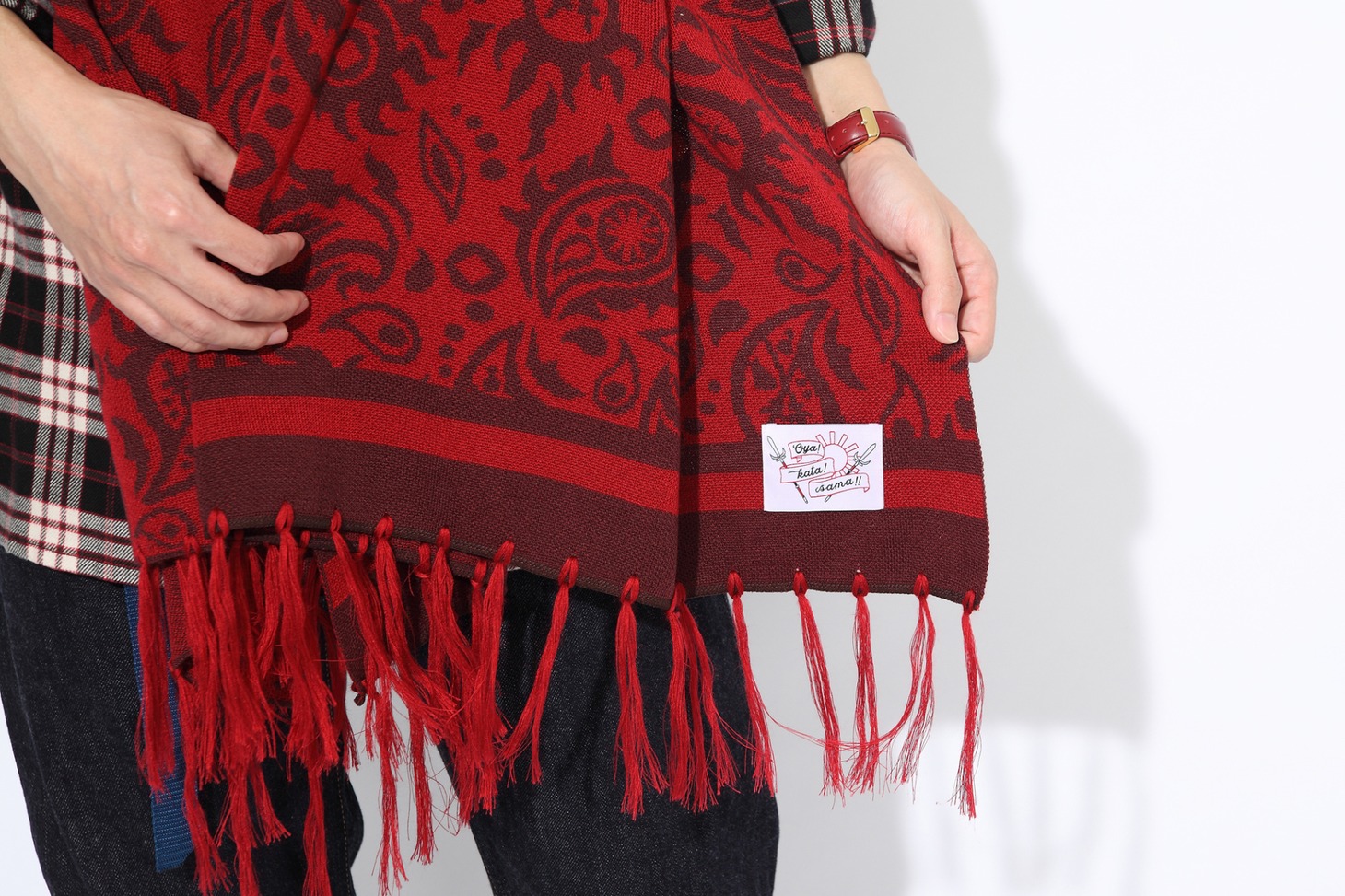 真田幸村モデルのストール。