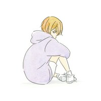 衿沢世衣子による水彩作品のサンプル。