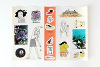 ZINE「ゴミ」で企画されたシール。