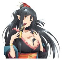 ティオ。竜人族最強の黒竜。誇り高きクラルスの末裔。天職は「守護者」。