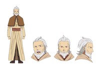 マーリン=ウォルフォード（CV：屋良有作）。シンの育ての親。かつてアールスハイド王国を滅ぼしそうになった魔人を倒したことで、「救国の英雄」「賢者」と崇拝されている稀代の魔法使い。