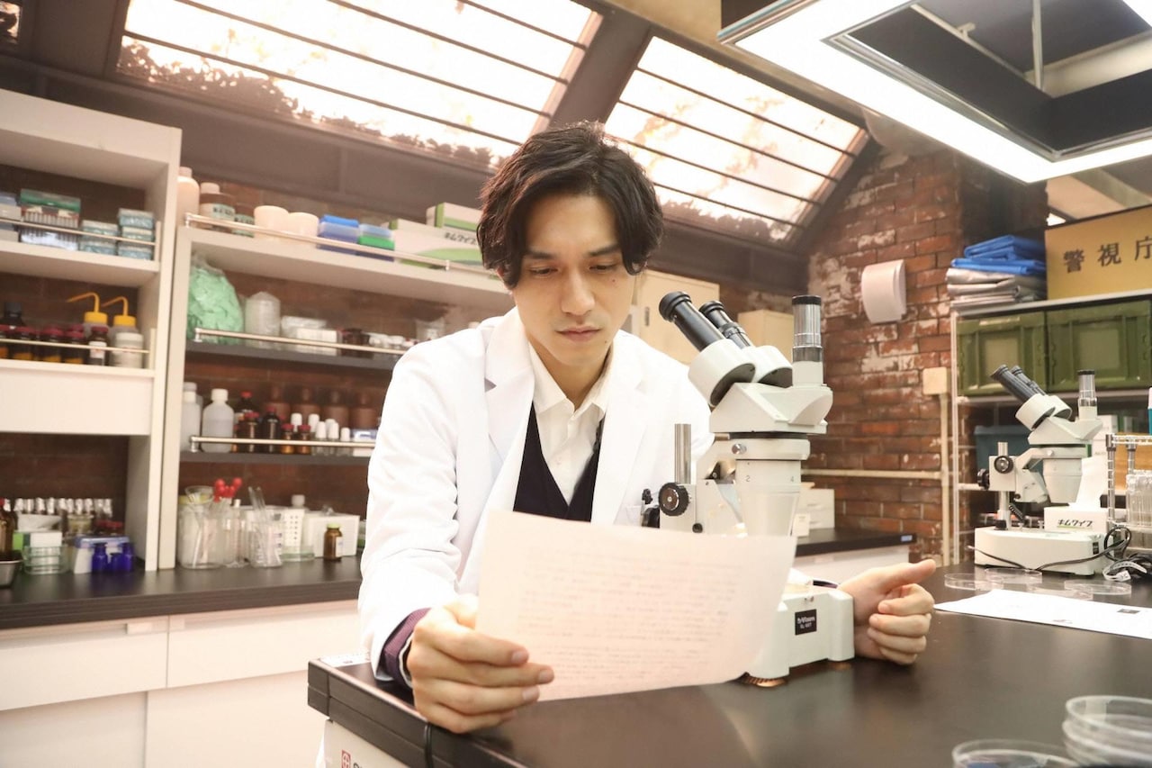 TVドラマ「トレース～科捜研の男～」の現場写真。