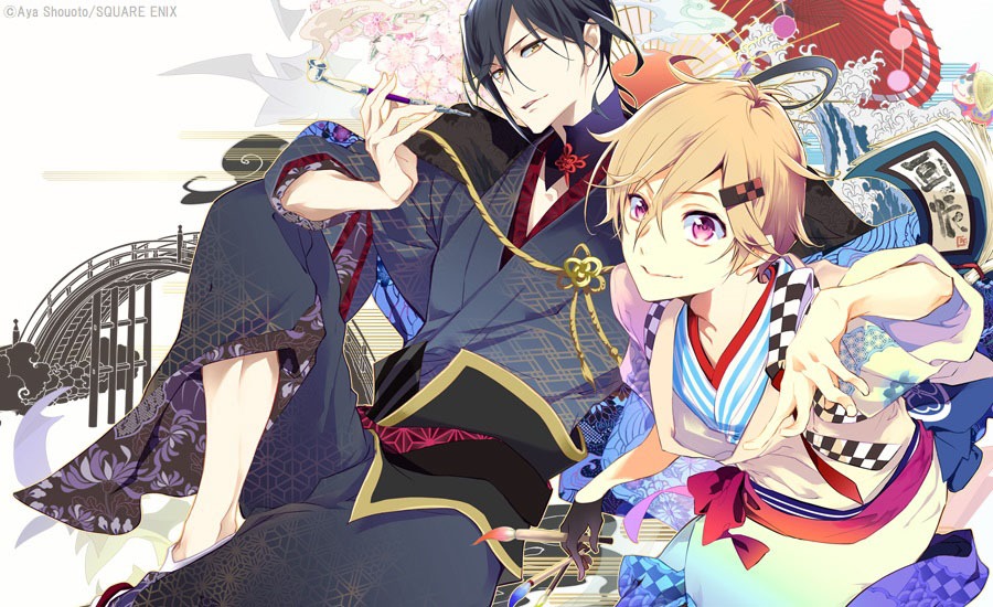 「憑き神とぼんぼん」ビジュアル (c)Aya Shouoto/SQUARE ENIX
