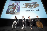 TVアニメ「明治東亰恋伽」先行上映会の様子。