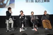 TVアニメ「明治東亰恋伽」先行上映会の様子。