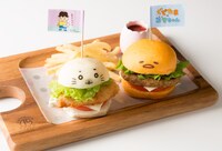 「ぐでたまとゴマちゃんのハンバーガープレート」