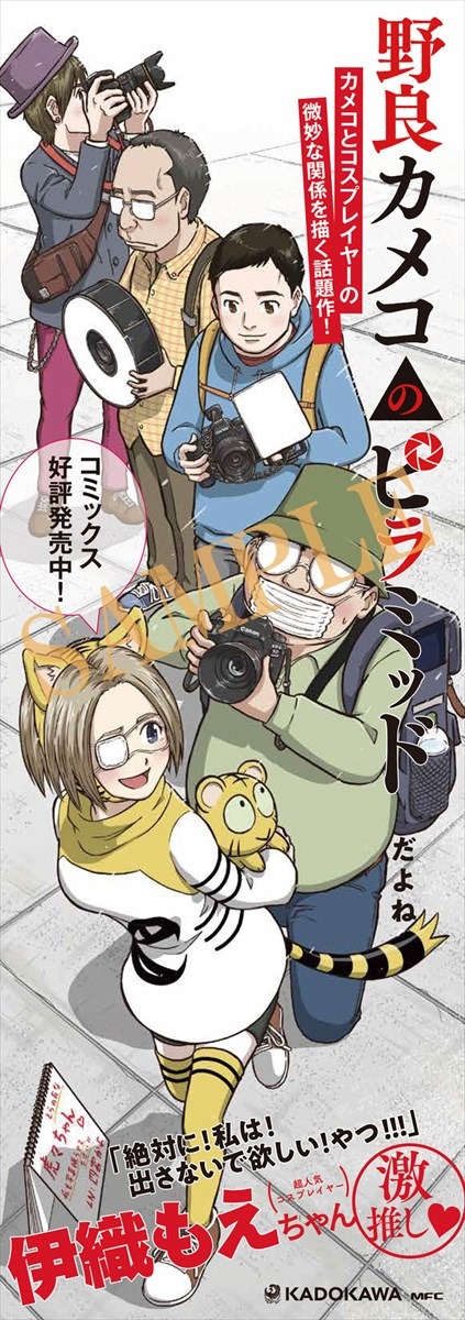 とらのあなで掲出される「野良カメコのピラミッド」のポスター。