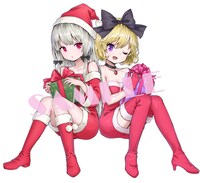 「となりの吸血鬼さん」画集の収録内容イメージ。