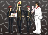 「真選組×パティ＆ジミー」アニメデザイン