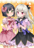 「となりの吸血鬼さん」画集の収録内容イメージ。