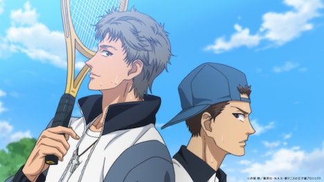 「テニスの王子様 BEST GAMES!! 乾・海堂 vs 宍戸・鳳 大石・菊丸 vs 仁王・柳生」より。