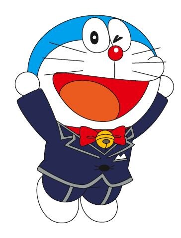 タキシード姿のドラえもん。