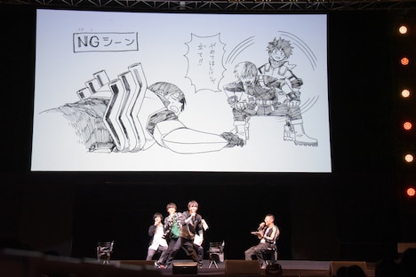 「僕のヒーローアカデミア」のステージの様子。