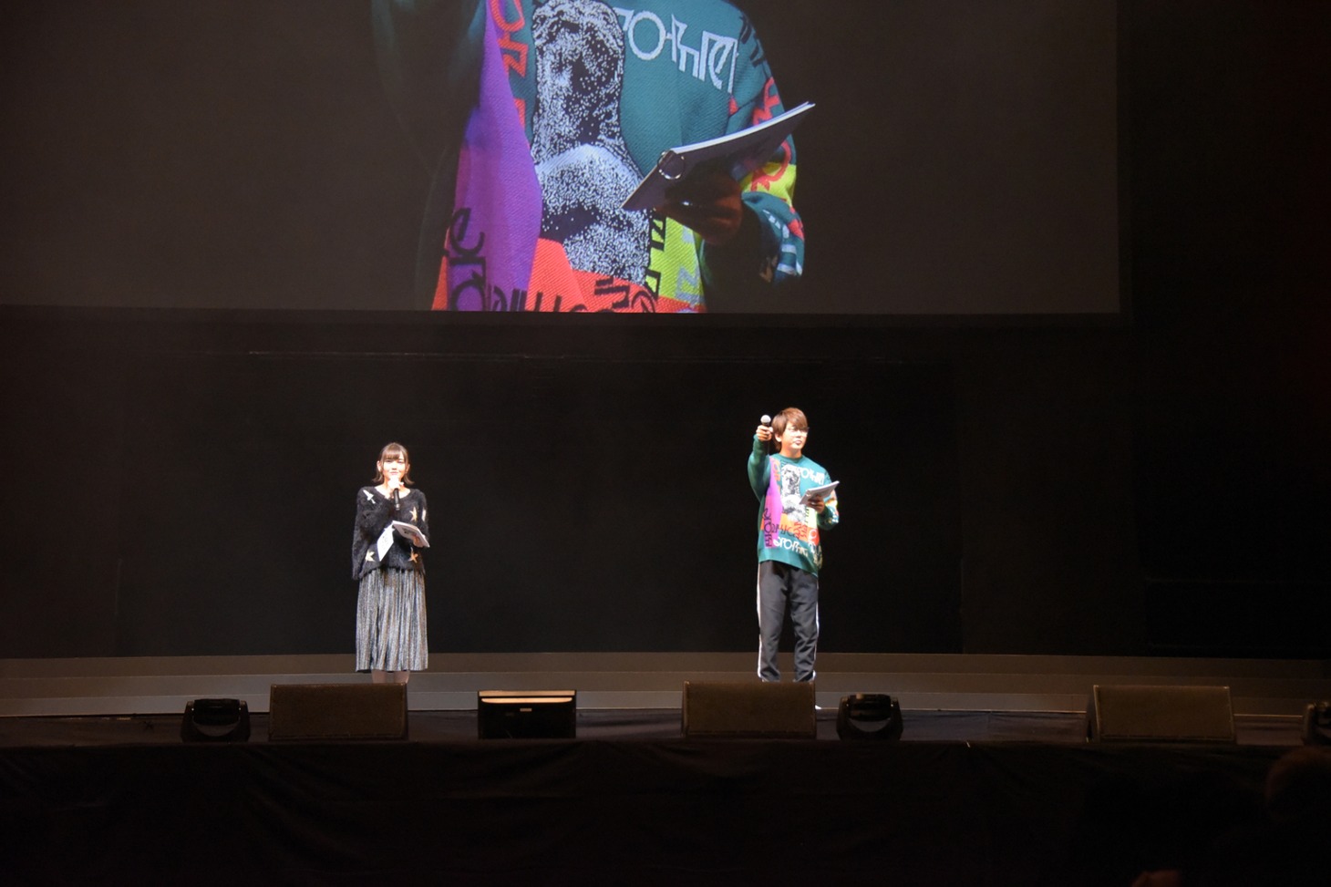「鬼滅の刃」のステージイベントの様子。