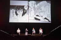 「鬼滅の刃」のステージイベントの様子。