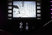 「鬼滅の刃」のステージイベントより、生アテレコの様子。