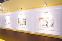 週刊少年ジャンプ作品の原画展示。