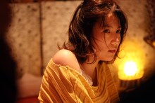 ドラマ「フルーツ宅配便」より、徳永えり演じるみかん。