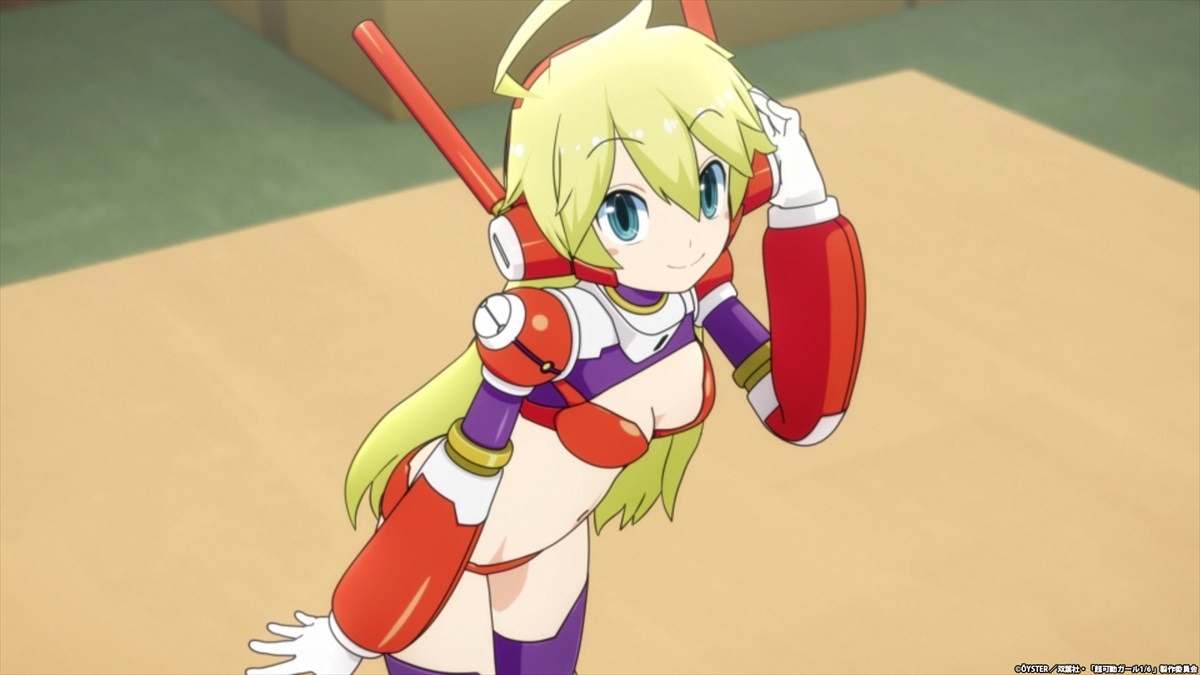 TVアニメ「超可動ガール1/6」第1弾PVより。