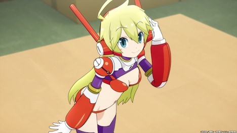 TVアニメ「超可動ガール1/6」第1弾PVより。