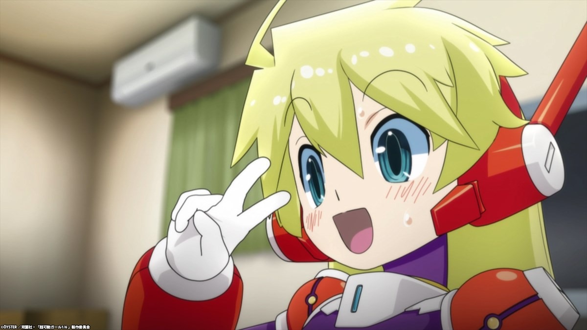 TVアニメ「超可動ガール1/6」第1弾PVより。