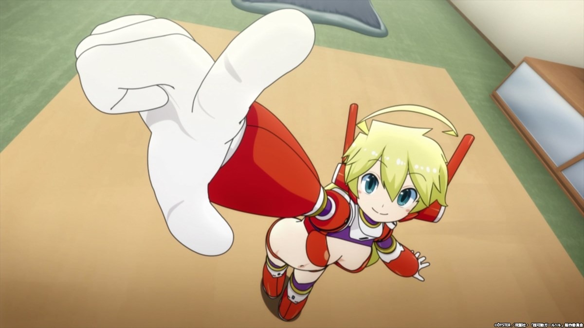 TVアニメ「超可動ガール1/6」第1弾PVより。