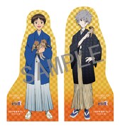 各店頭に設置され、抽選で各1名にプレゼントされる「シンジ スタンドパネル」「カヲル スタンドパネル」。