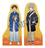 各店頭に設置され、抽選で各1名にプレゼントされる「シンジ スタンドパネル」「カヲル スタンドパネル」。