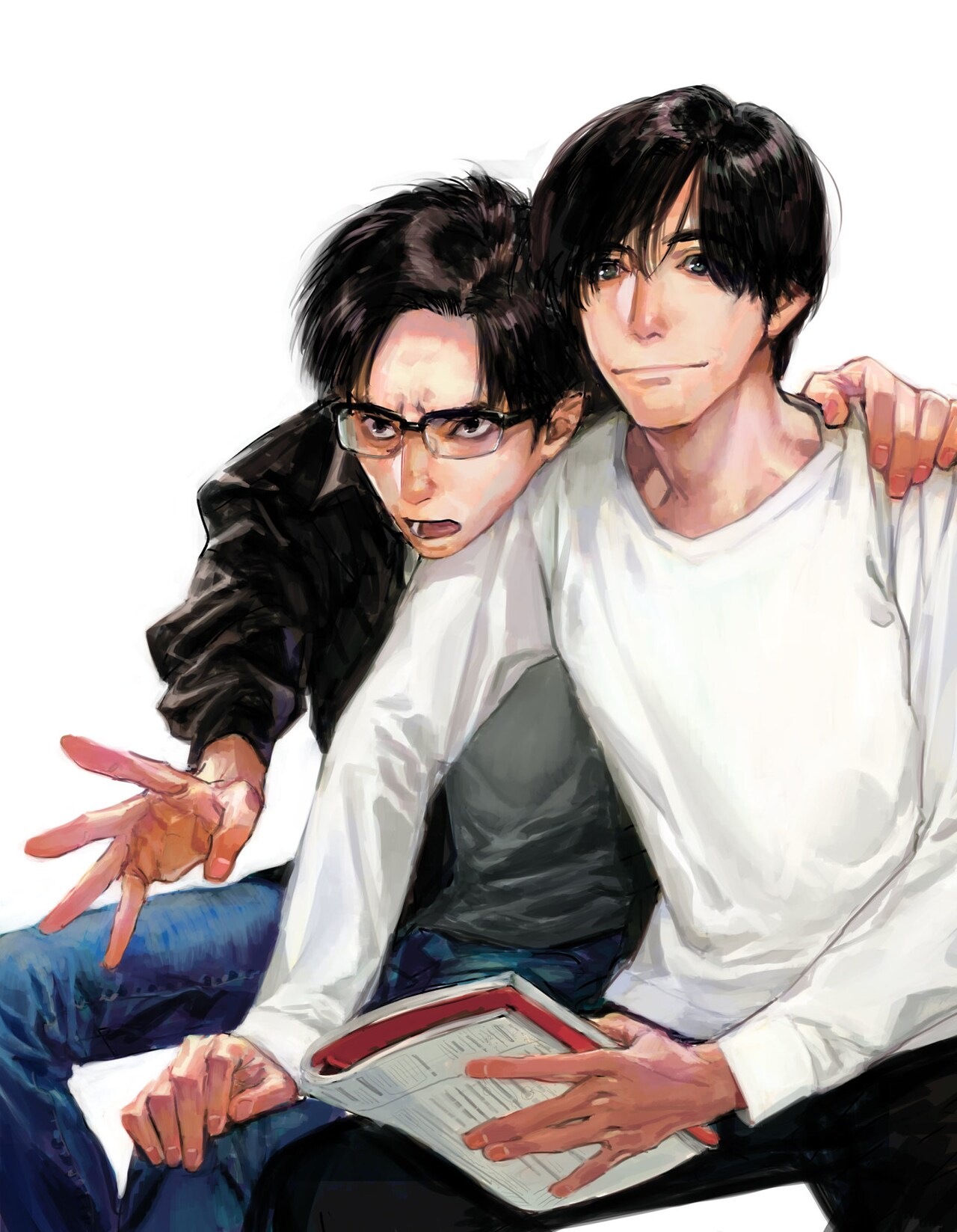 天才役者とその代役描く、野田彩子の新連載「ダブル」