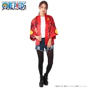 「アニメ20周年記念 ONE PIECE 法被」の着用イメージ。