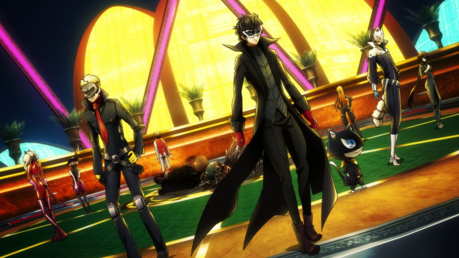 「PERSONA5 the Animation」の場面カット。