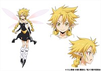 ラミリス（CV：春名杏）。精霊や妖精族が住む“精霊の棲家”の女王であり、魔王のひとり。羽の生えた小さな妖精の姿をしている。「迷宮創造（チイサナセカイ）」という広大な亜空間を作り出す能力を持つ。