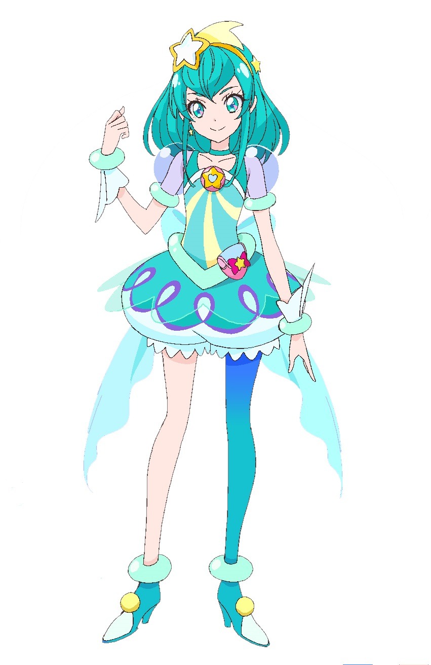 羽衣ララ／キュアミルキー（CV：小原好美）。7月7日生まれ、星空界・惑星サマーン出身。宇宙人。地球の年齢では13歳だが、惑星サマーンでは大人扱い。フワとプルンスと一緒にロケットに乗って伝説の戦士プリキュアを探す旅をしている最中、フワの力で地球にワープしてしまう。責任感が強くて真面目だが、少し抜けているところも。チャームポイントは頭についたセンサー。口癖は「～ルン」「オヨ～」。天の川のプリキュア「キュアミルキー」に変身する。