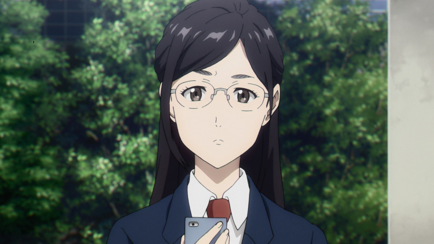 アニメ「ブギーポップは笑わない」第2話の場面カット。