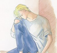 「BANANA FISH」のポスターで使用されているイラスト。