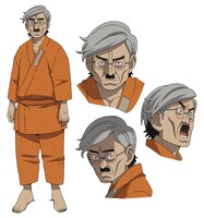 熊岸長庵の設定画。