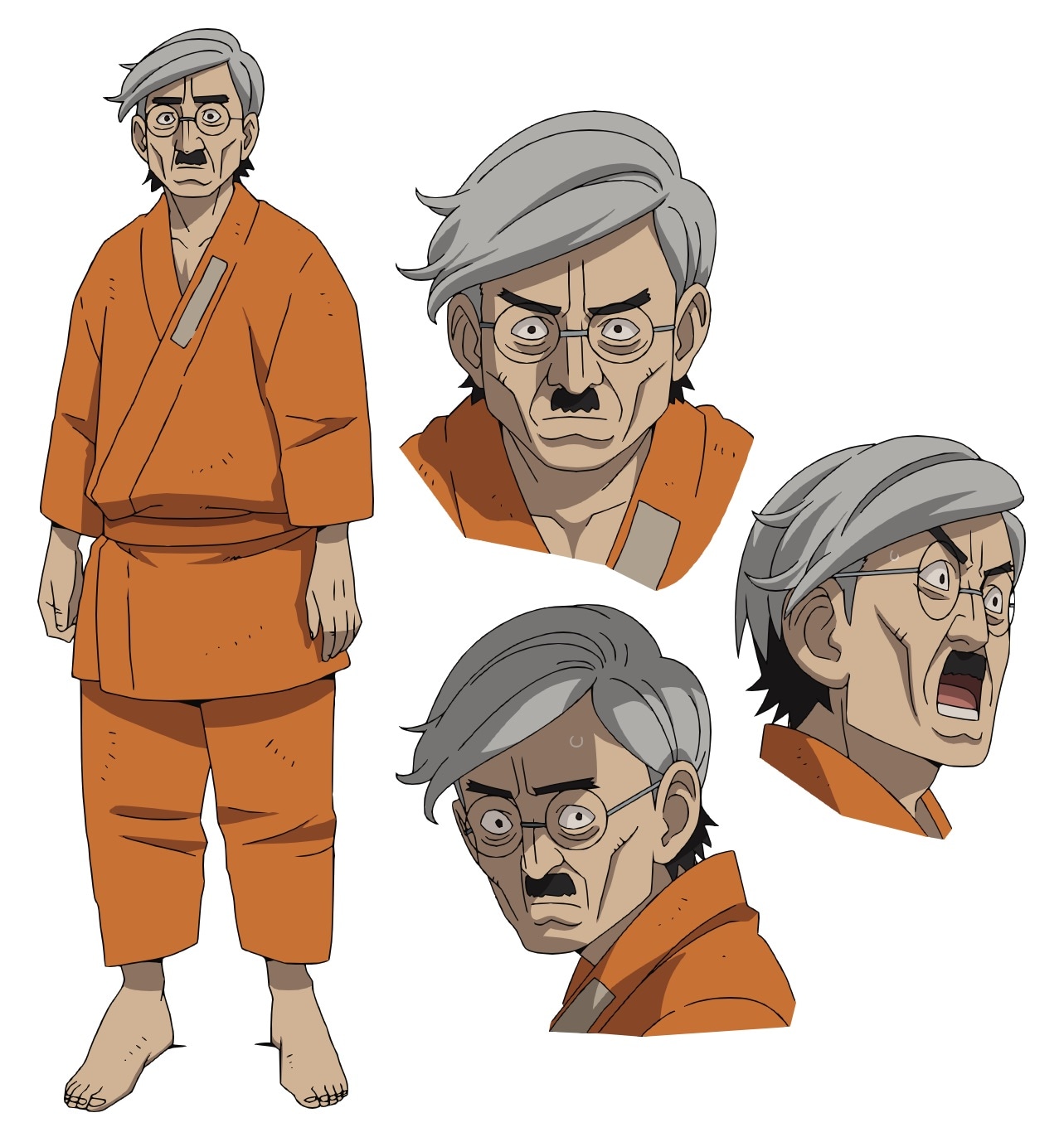 熊岸長庵の設定画。