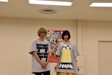 左から浅野いにお、夢眠ねむ（でんぱ組.inc）。