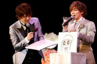 お絵かき伝言ゲームの様子。