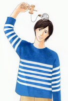 絹田村子によるカット。