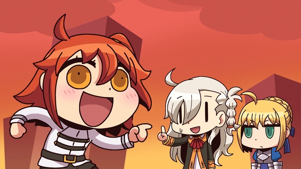 アニメ「マンガで分かる！Fate/Grand Order」より。
