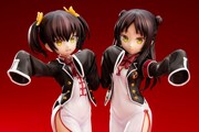 王胡蝶と王手李亞のフィギュア。※画像は監修中のもの。