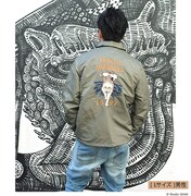 「もののけ姫 コーチジャケット 荒ぶる森の神」の着用例。