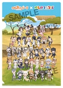 コラボクリアファイルの表面。