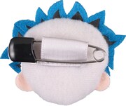 フェイスバッジの裏面。