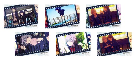 購入特典のブロマイド（全6種）。