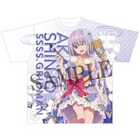 イベント限定商品のフルグラフィックTシャツ・新条アカネ。
