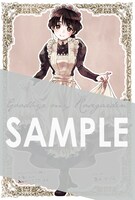 メロンブックスで購入特典として配布される描き下ろしイラストカード。