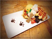 「ダイムのワッフルプレート」