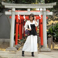 殺生丸モデルのバッグ使用イメージ。